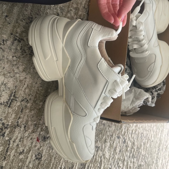 TrashPlanet Billie 920 platform sneakers white 7 - Picture 7 of 12